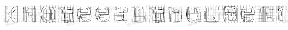 Knoteearthouse 13字体转换